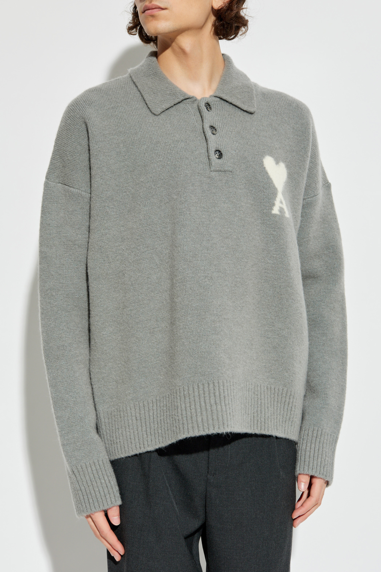 Ami Alexandre Mattiussi Cardigan with logo | Men's | Vitkac